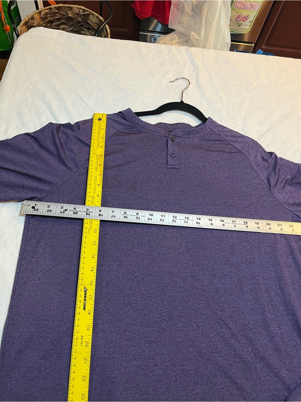 32 degrees cool Men's Purple Long-Sleeve Shirt XL - Picture 2 of 7